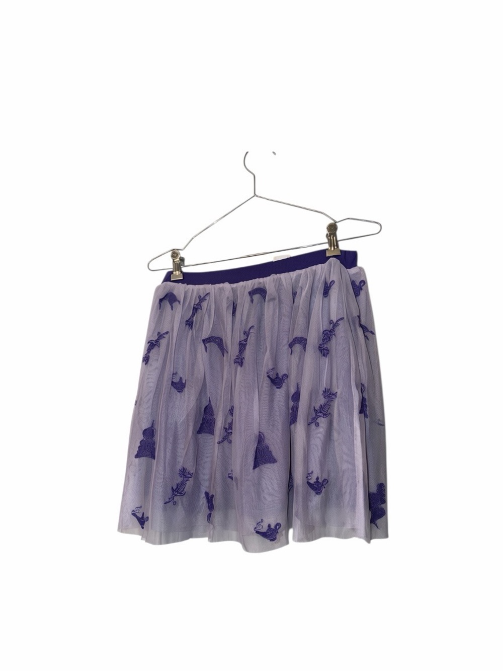 Hanna Andersson girls purple Aladdin tulle pull on skirt sz 150 US 12 nwt Disney
